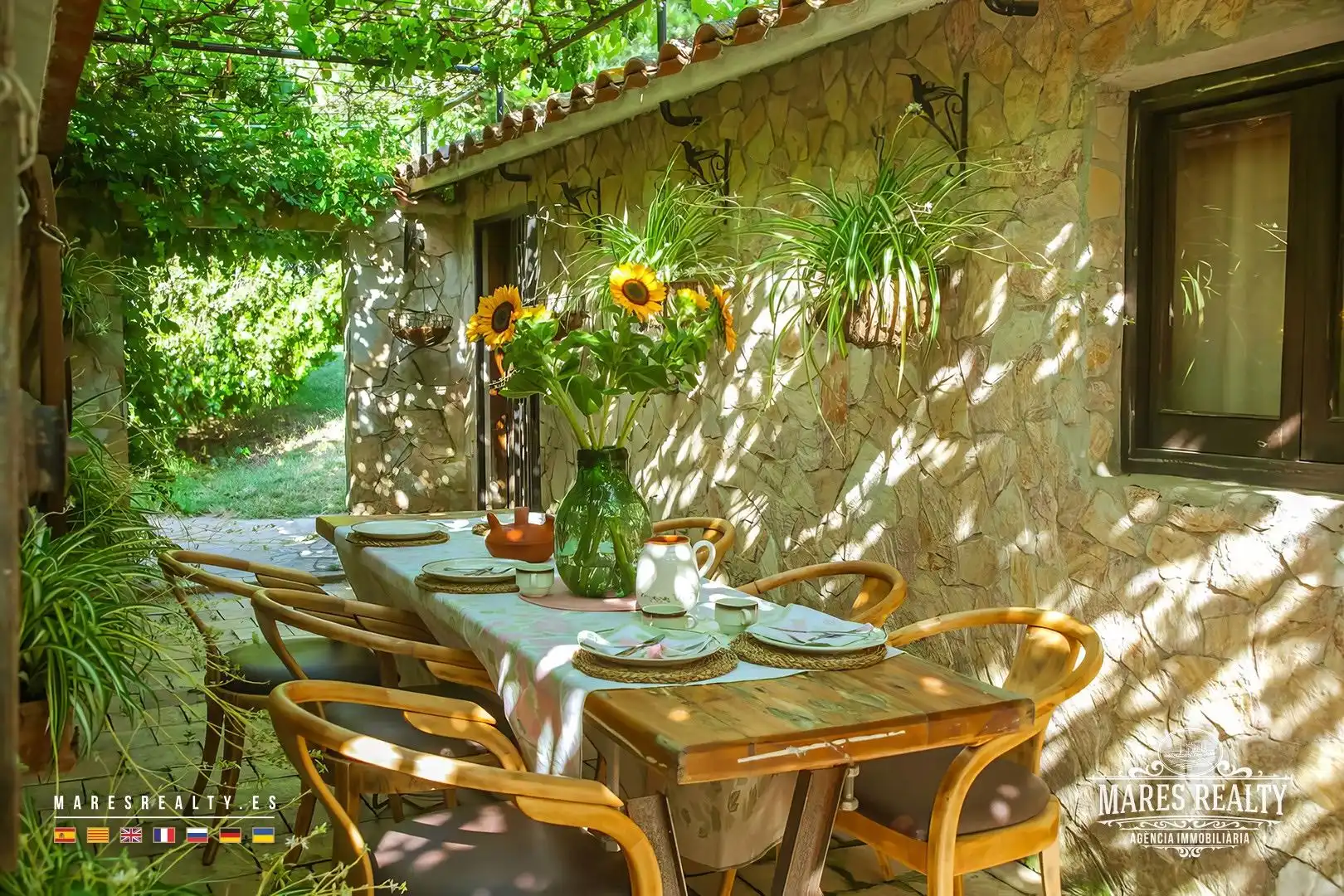 Terrasse von Country house zum Verkauf in Vidreres mit Heizung, Privatgarten und Abstellraum