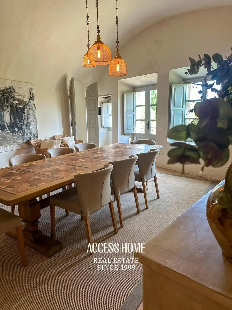 Comedor de Casa o chalet en venta en Cruïlles, Monells I Sant Sadurní de L'Heura con Calefacción, Jardín privado y Terraza