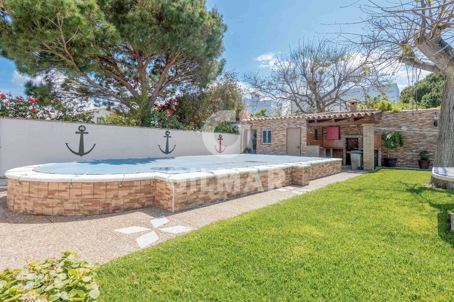 Jardí de Casa o xalet en venda en Chiclana de la Frontera amb Aire condicionat, Calefacció i Jardí privat