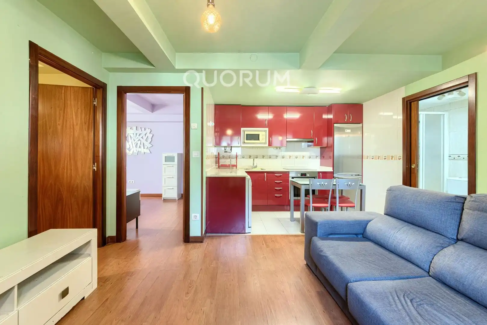 Sala de estar de Piso en venta en Basauri  con Calefacción, Parquet y Trastero