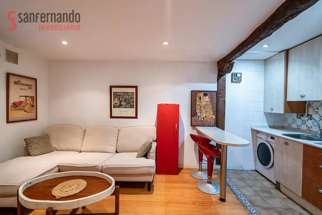 Sala de estar de Piso en venta en Santander con Calefacción, Parquet y Balcón