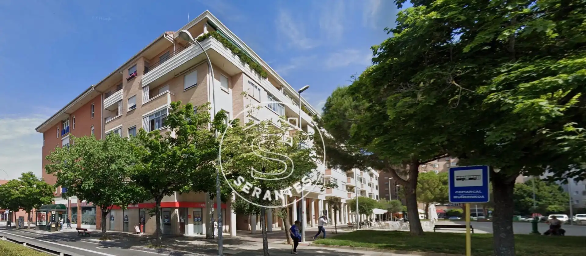 Vista exterior de Ático en venta en  Pamplona / Iruña con Calefacción, Terraza y Trastero