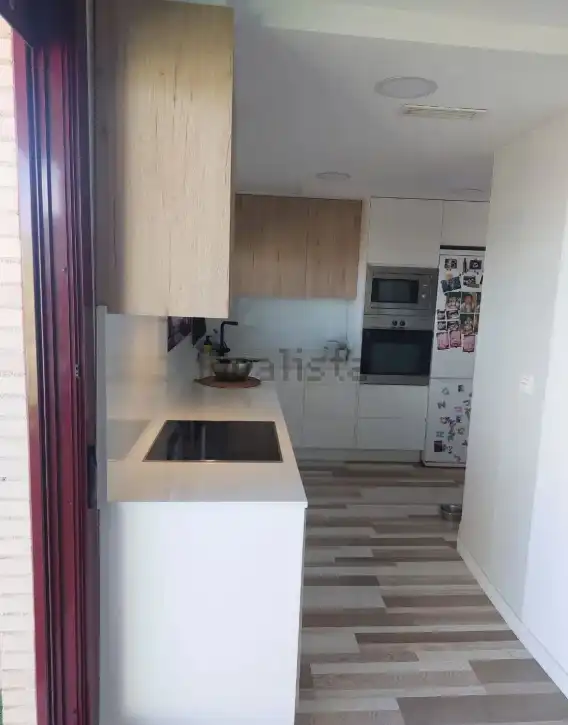 Kitchen of Duplexes for rent in Silla  with Air Conditioner, Terrace and Oven