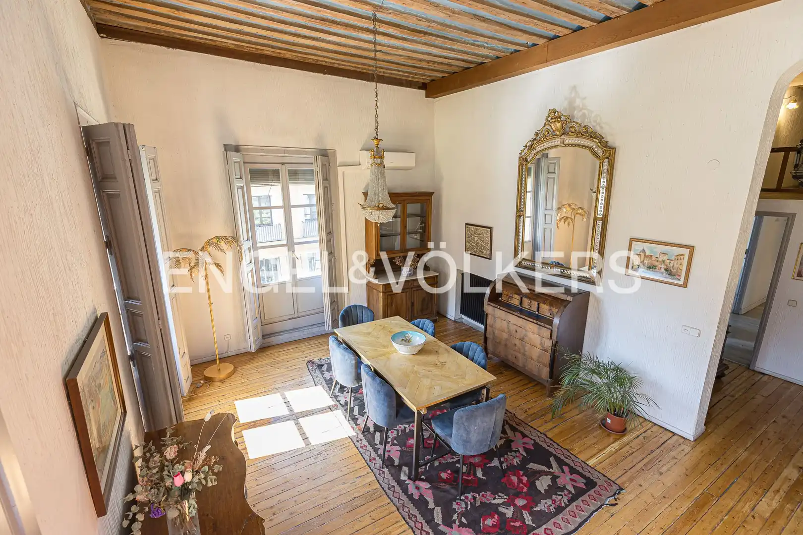 Esszimmer von Wohnung zur Miete in Madrid mit Klimaanlage, Heizung und Abstellraum