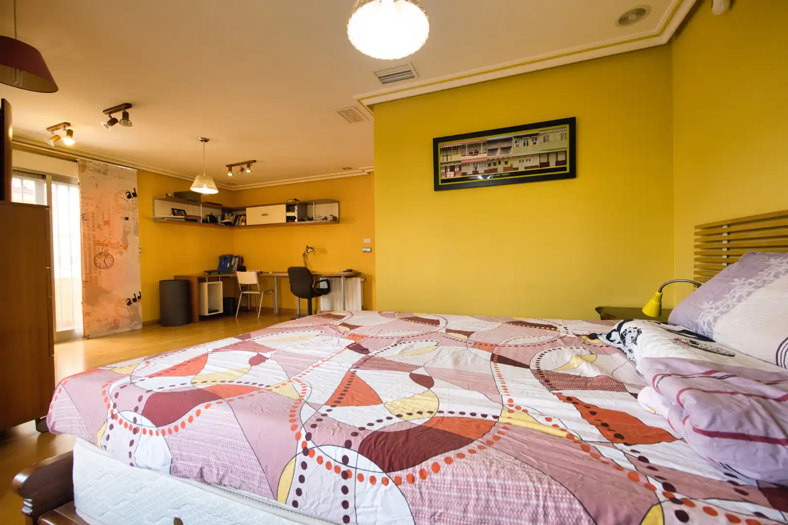 Schlafzimmer von Haus oder Chalet zum Verkauf in Elche / Elx mit Klimaanlage, Heizung und Privatgarten