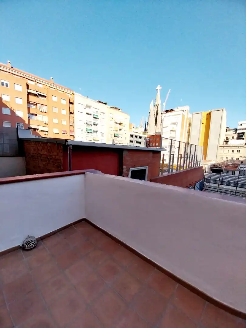 Balcony of Flat for rent in Barcelona  with Heating, Terrace and Oven