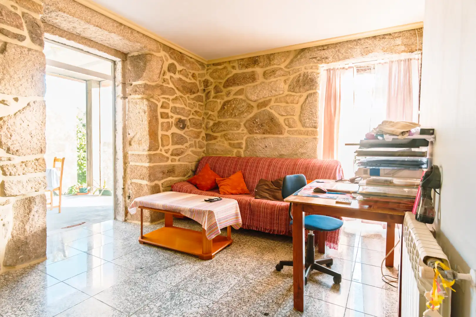 Sala de estar de Casa o chalet en venta en Arbo con Calefacción, Jardín privado y Terraza