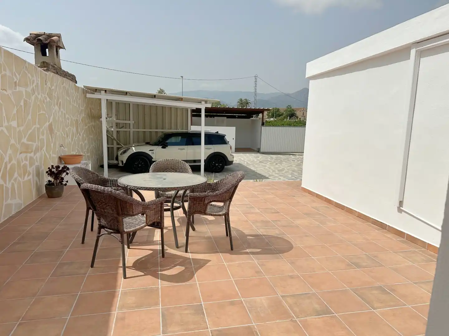Terrassa de Finca rústica en venda en El Ràfol d'Almúnia amb Aire condicionat, Calefacció i Terrassa