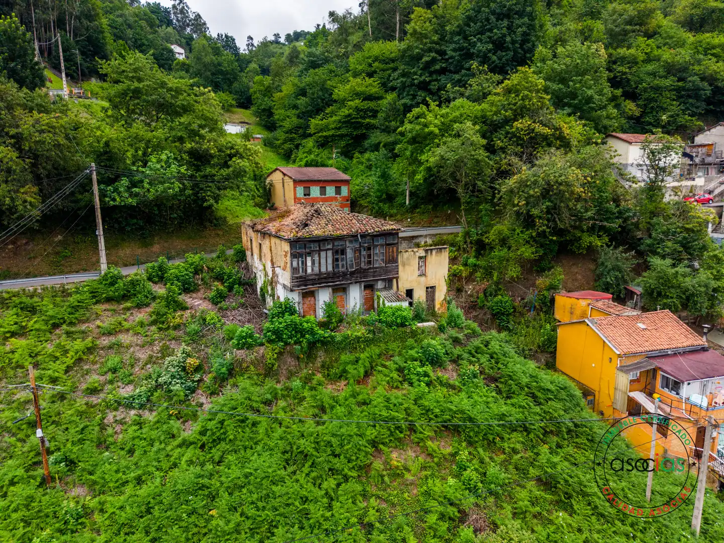 Vista exterior de Casa o xalet en venda en Langreo