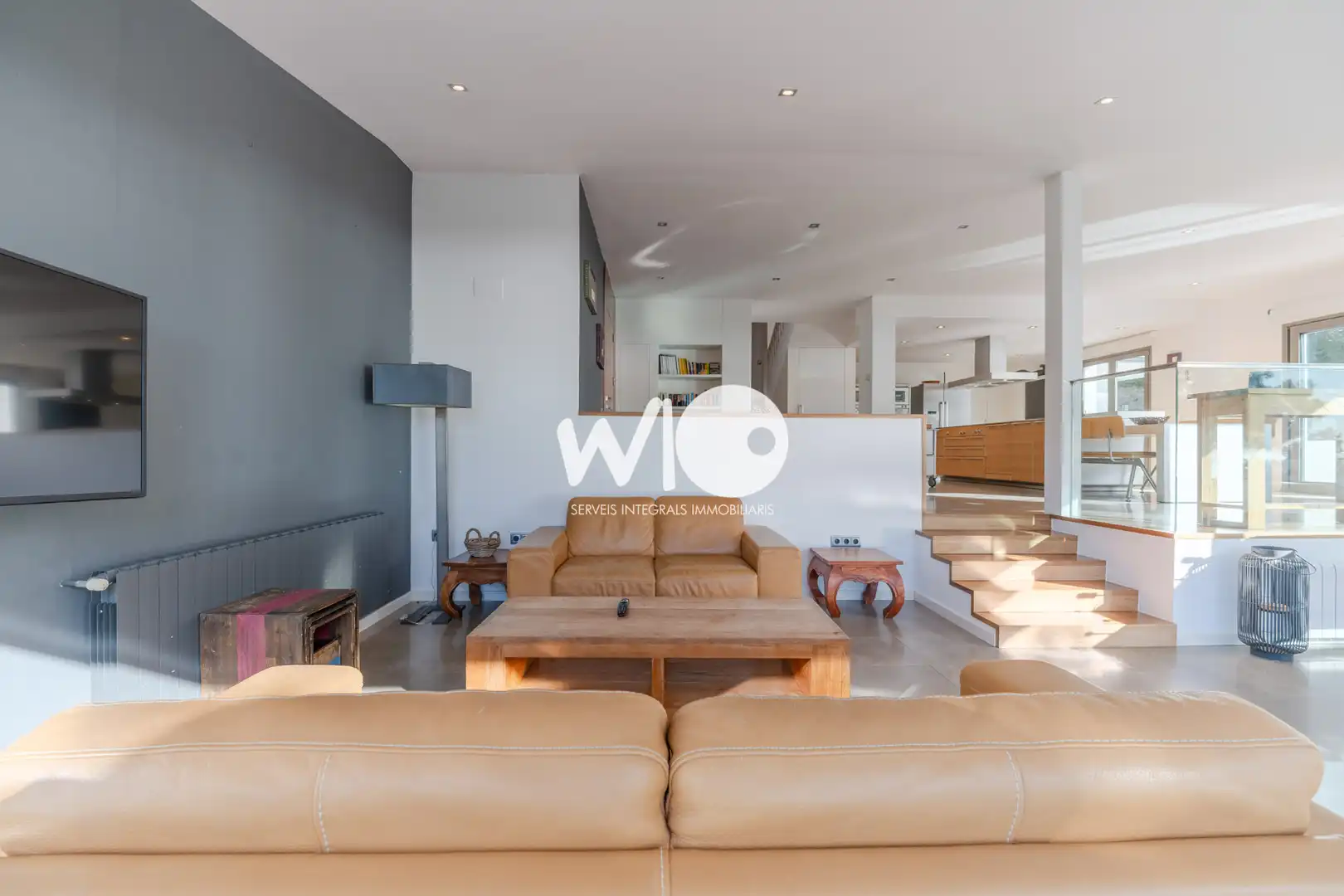 Sala de estar de Casa o chalet en venta en Blanes con Jardín privado, Terraza y Piscina