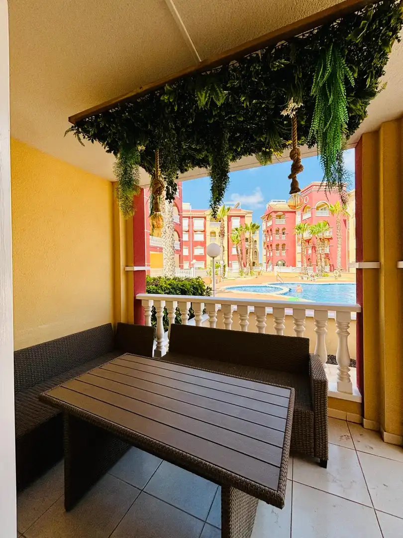 Terrace of Ground floor for rent in Los Alcázares  with Air Conditioner, Terrace and Furnished
