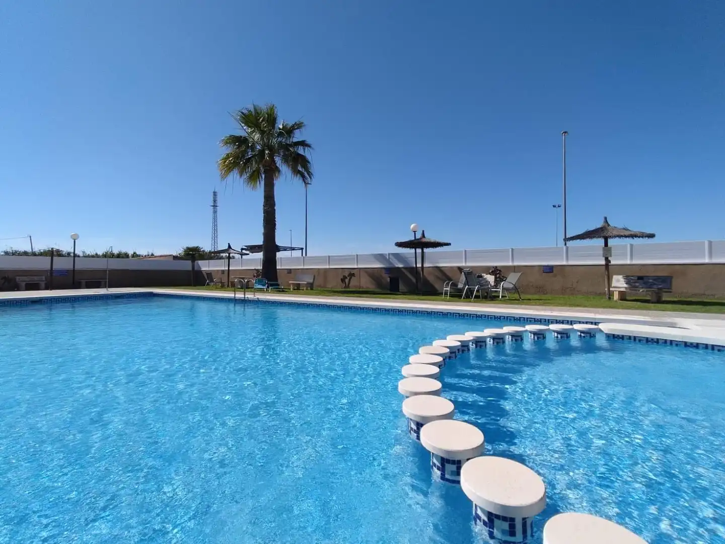 Schwimmbecken von Maisonette zum Verkauf in Algorfa mit Klimaanlage, Heizung und Privatgarten