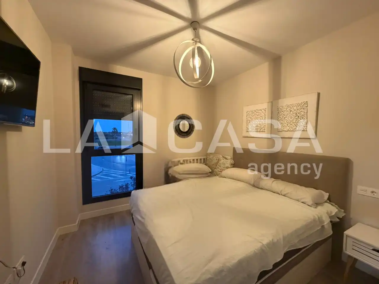 Bedroom of Flat for sale in Dos Hermanas  with Air Conditioner, Terrace and Swimming Pool
