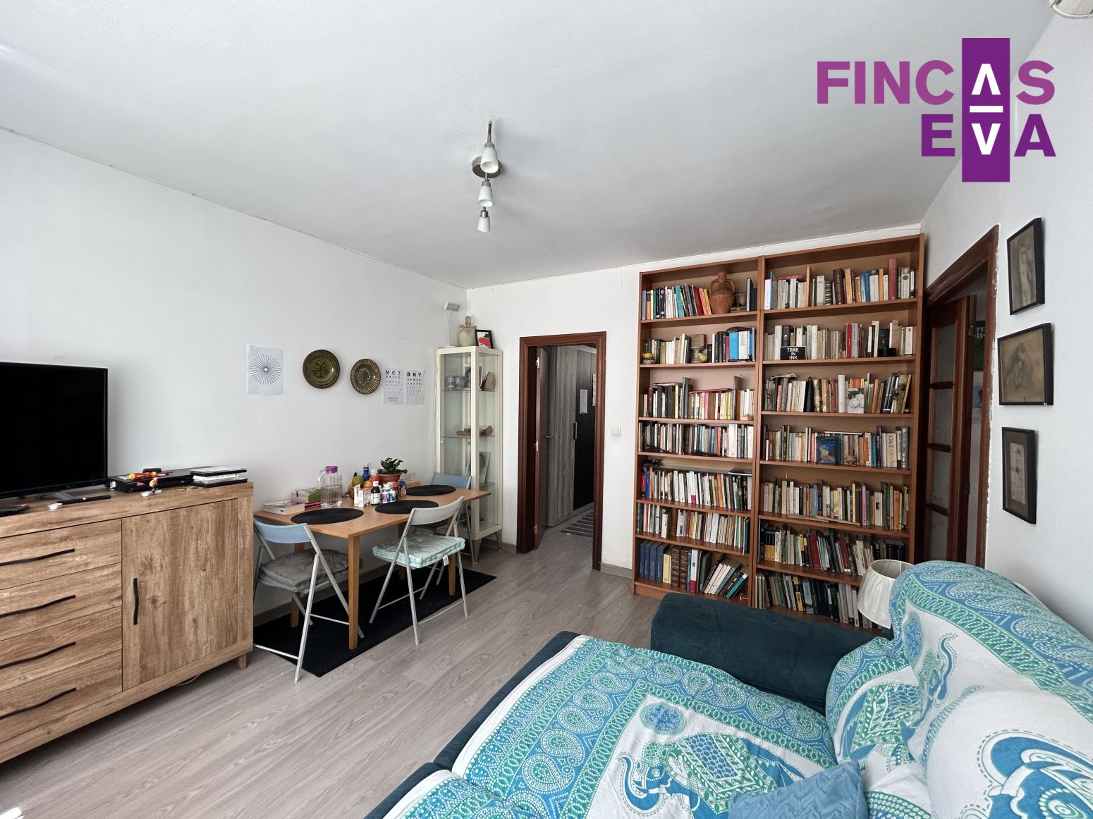 Living room of Flat for sale in  Barcelona Capital  with Heating