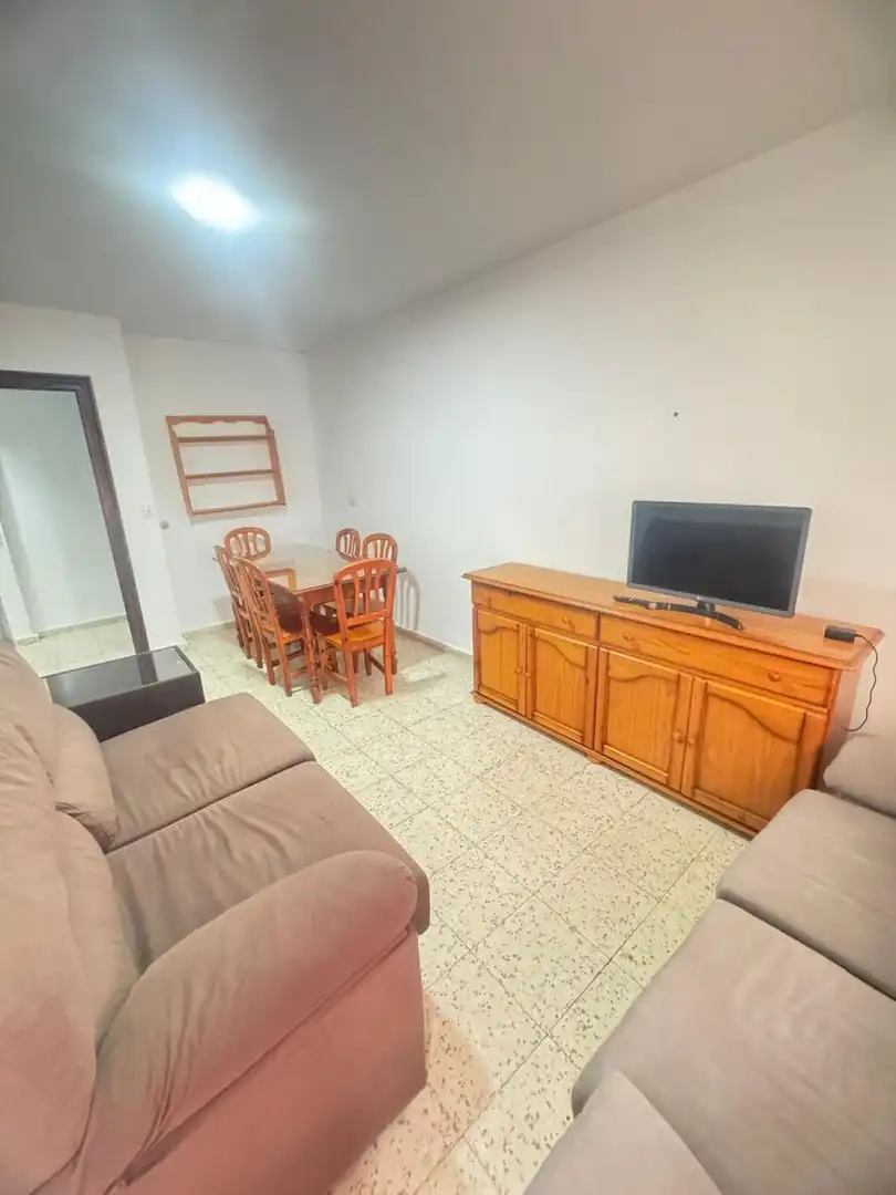 Living room of Flat for rent in Badajoz  with Furnished