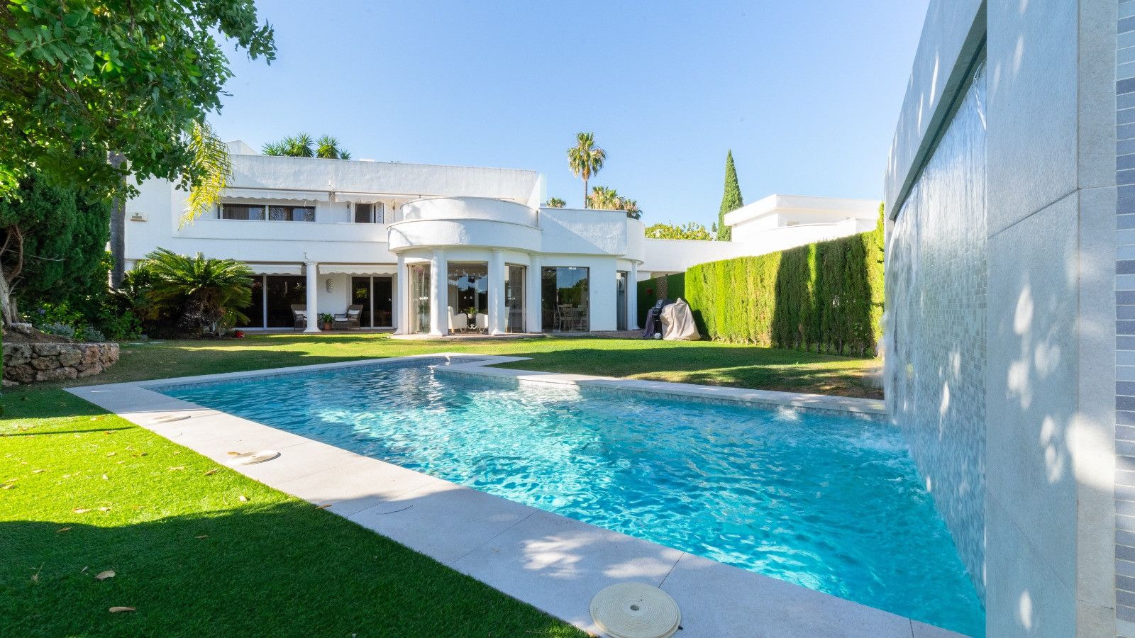 Garden of House or chalet to rent in Marbella  with Air Conditioner, Heating and Private garden