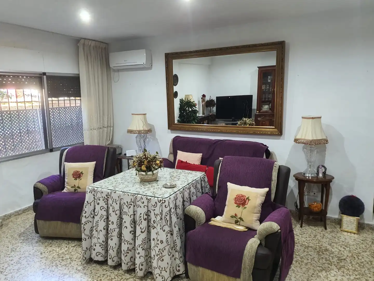 Sala de estar de Piso en venta en Córdoba con Aire acondicionado, Trastero y Amueblado