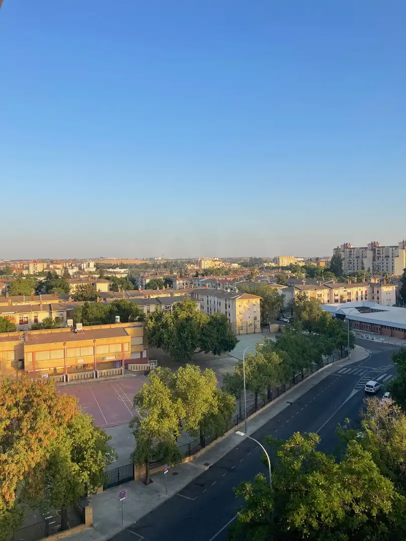 Vista exterior de Pis en venda en Sevilla amb Aire condicionat i Terrassa