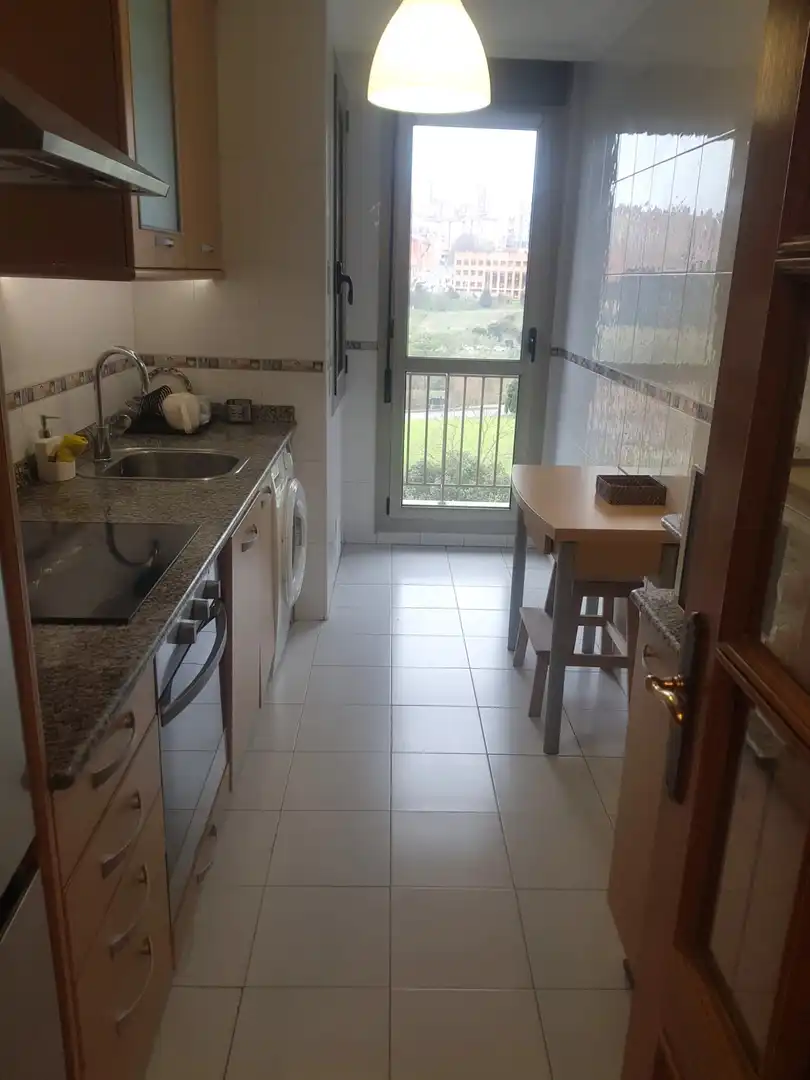 Küche von Wohnung zur Miete in Santander mit Heizung, Terrasse und Möbliert