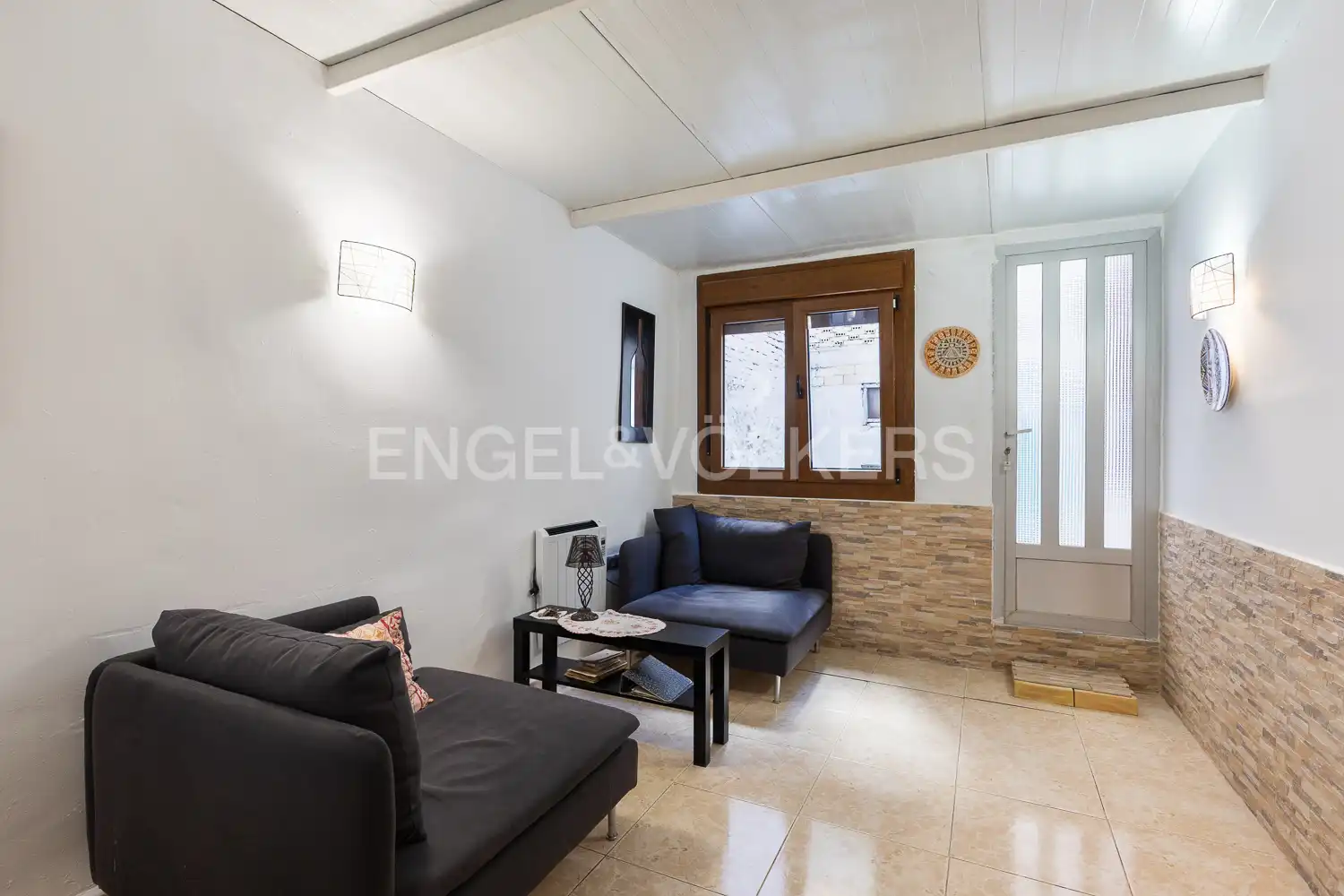 Sala de estar de Apartamento en venta en Requena con Aire acondicionado y Calefacción