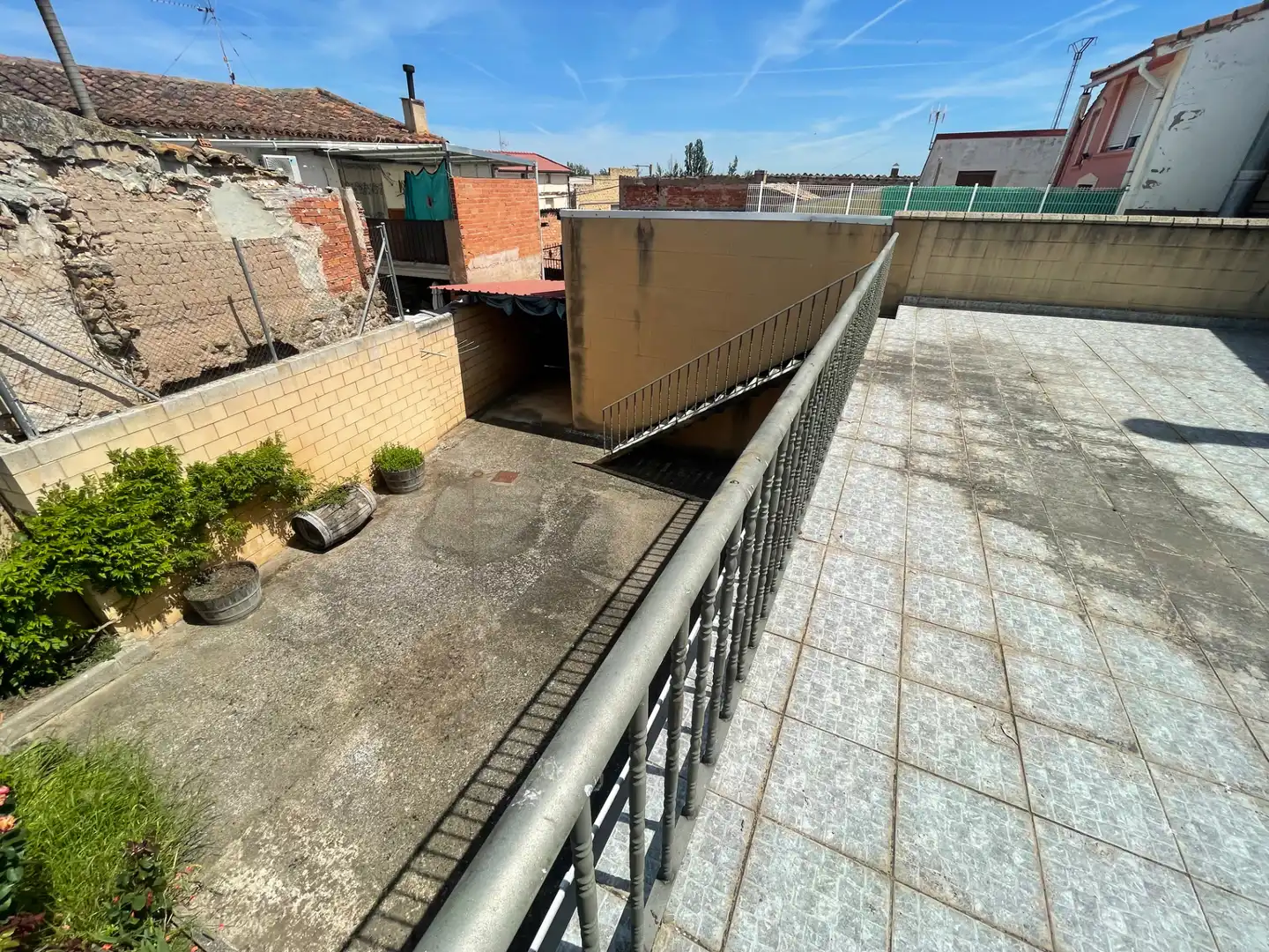 Terrassa de Casa adosada en venda en Bergasa amb Aire condicionat, Calefacció i Jardí privat