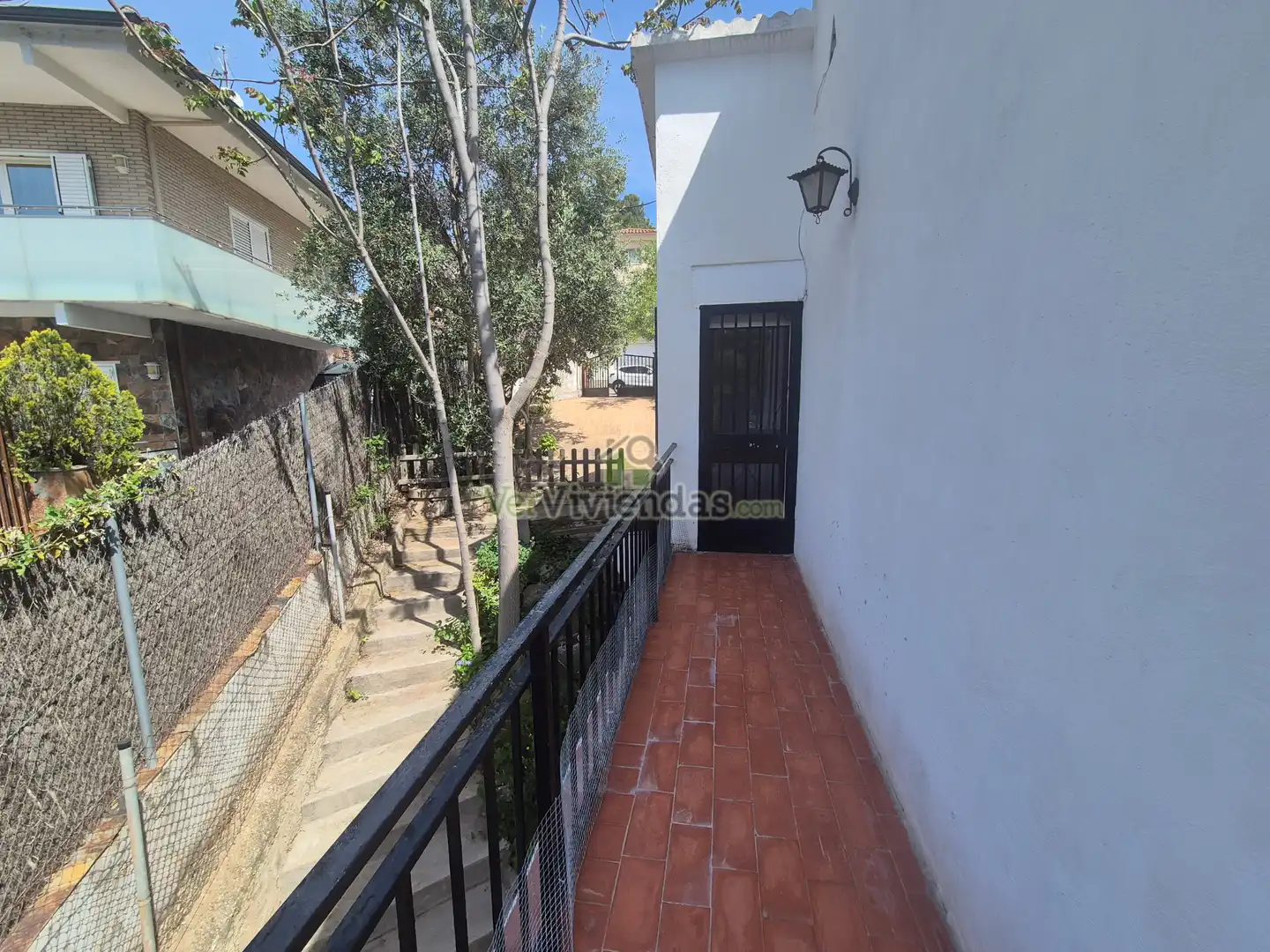 Vista exterior de Casa o chalet en venta en Vallirana con Jardín privado, Parquet y Terraza