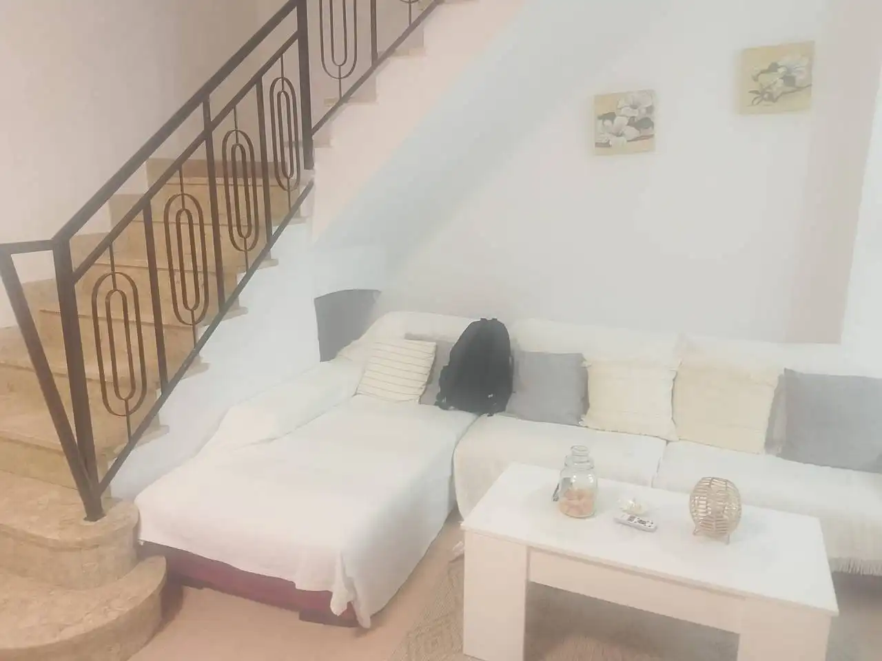 Sala de estar de Casa adosada en venta en Oliva con Aire acondicionado, Terraza y Trastero