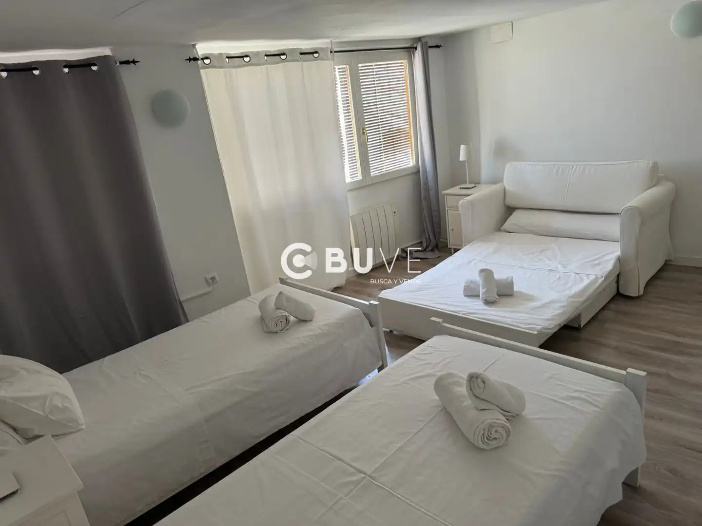 Bedroom of Houses for sale in Valdealgorfa  with Air Conditioner, Heating and Terrace