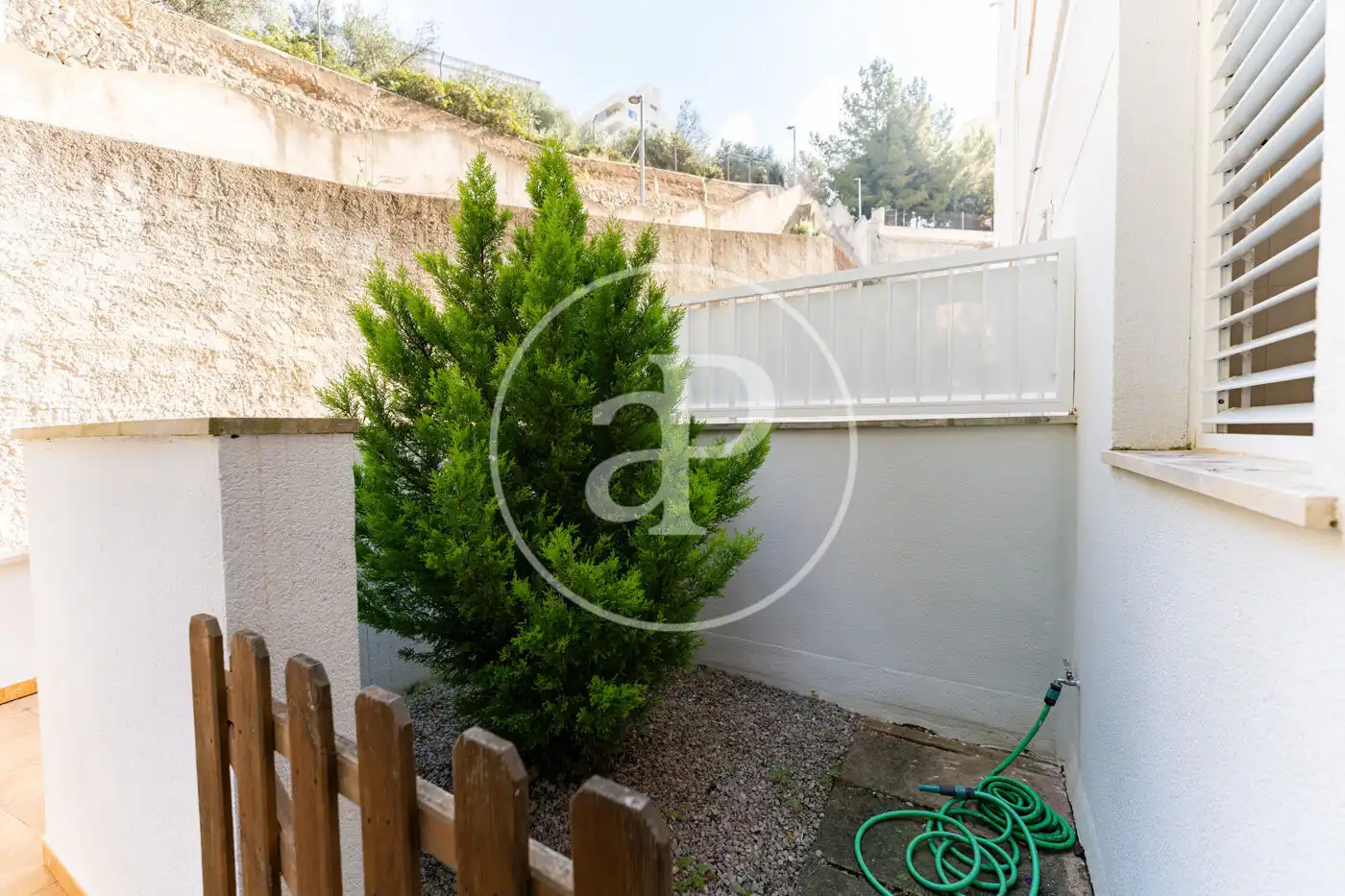 Garden of Flat for rent in  Palma de Mallorca  with Air Conditioner, Heating and Private garden