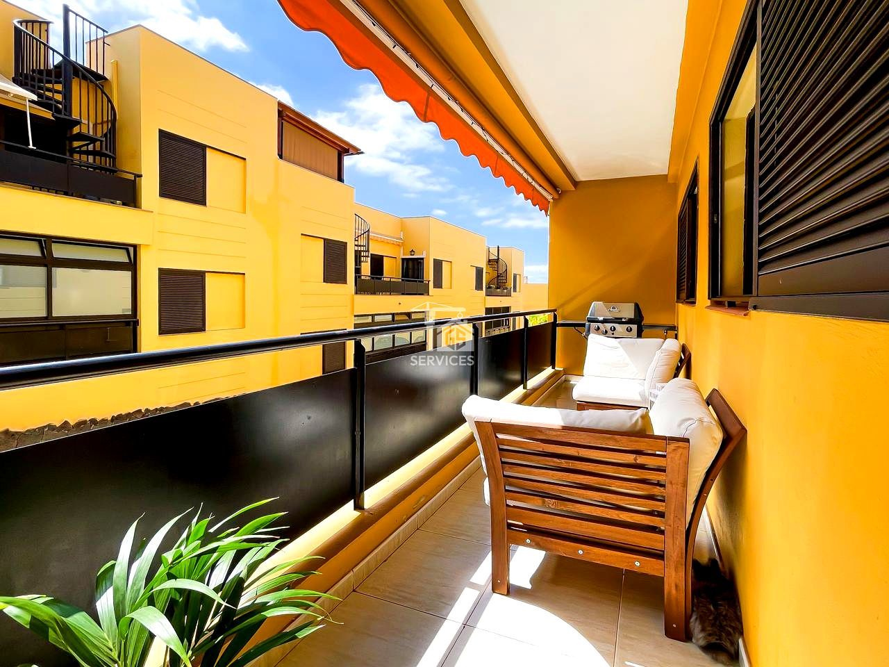 Terrace of Flat for sale in Arona  with Terrace, Storage room and Furnished