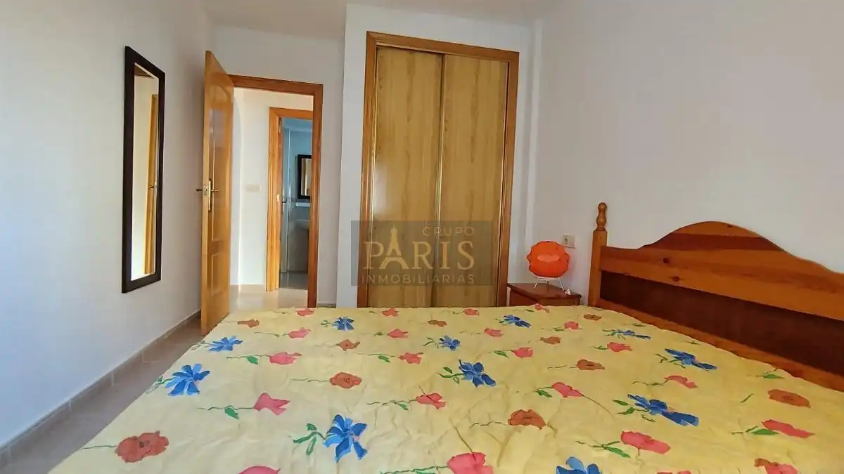 Schlafzimmer von Wohnung zur Miete in Cartagena mit Möbliert, Balkon und Gemeinschaftspool