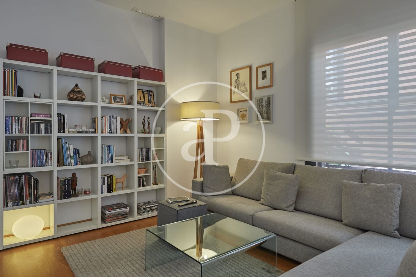 Sala de estar de Piso en venta en  Barcelona Capital con Aire acondicionado, Calefacción y Terraza