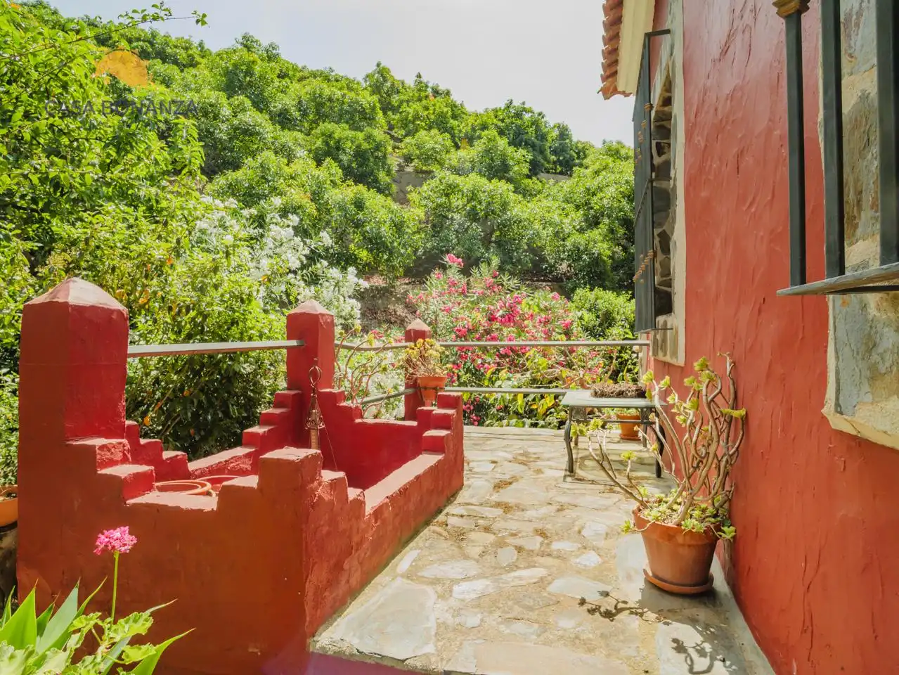 Terraza de Finca rústica en venta en Jete con Aire acondicionado, Jardín privado y Terraza