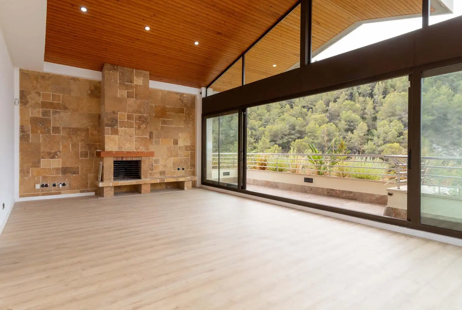 Living room of Houses for sale in Sitges  with Air Conditioner, Heating and Parquet flooring
