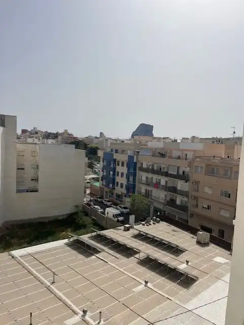 Vista exterior de Piso en venta en Calpe / Calp con Aire acondicionado, Calefacción y Terraza