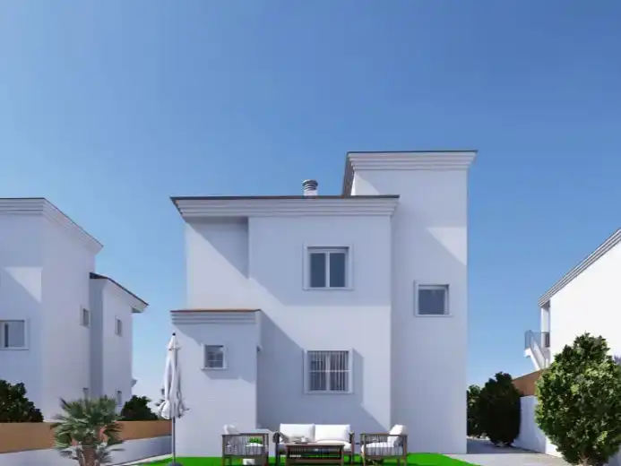 Vista exterior de Casa o xalet en venda en Castalla amb Aire condicionat, Jardí privat i Piscina