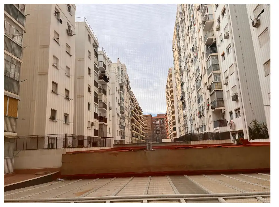 Exterior view of Flat for sale in Zaragoza  with Heating