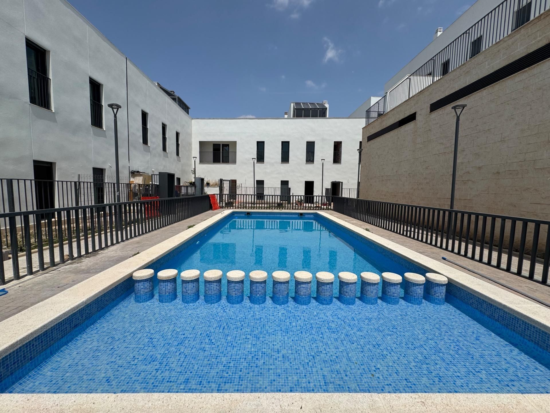 Piscina de Planta baixa en venda en Fuente Álamo de Murcia amb Aire condicionat, Jardí privat i Terrassa