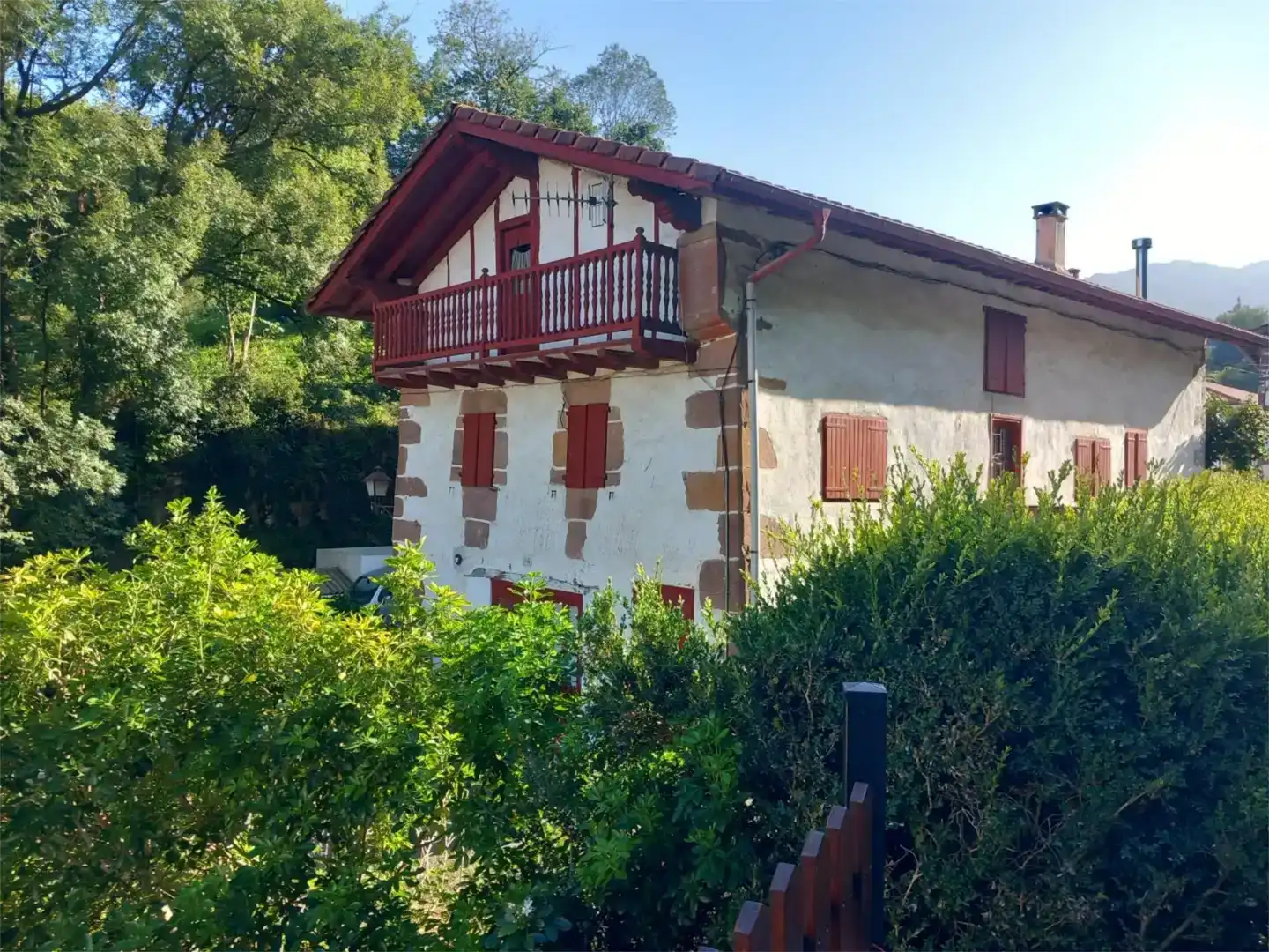 Vista exterior de Casa o chalet en venta en Zugarramurdi con Jardín privado, Parquet y Amueblado