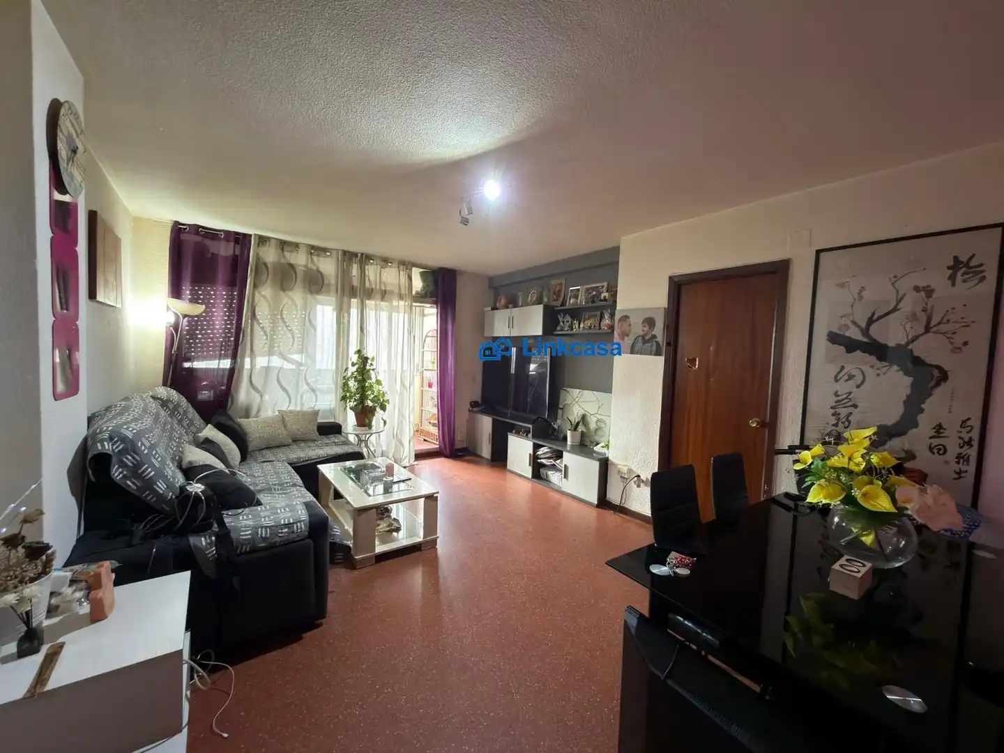 Living room of Flat for sale in Fuenlabrada  with Air Conditioner, Heating and Balcony