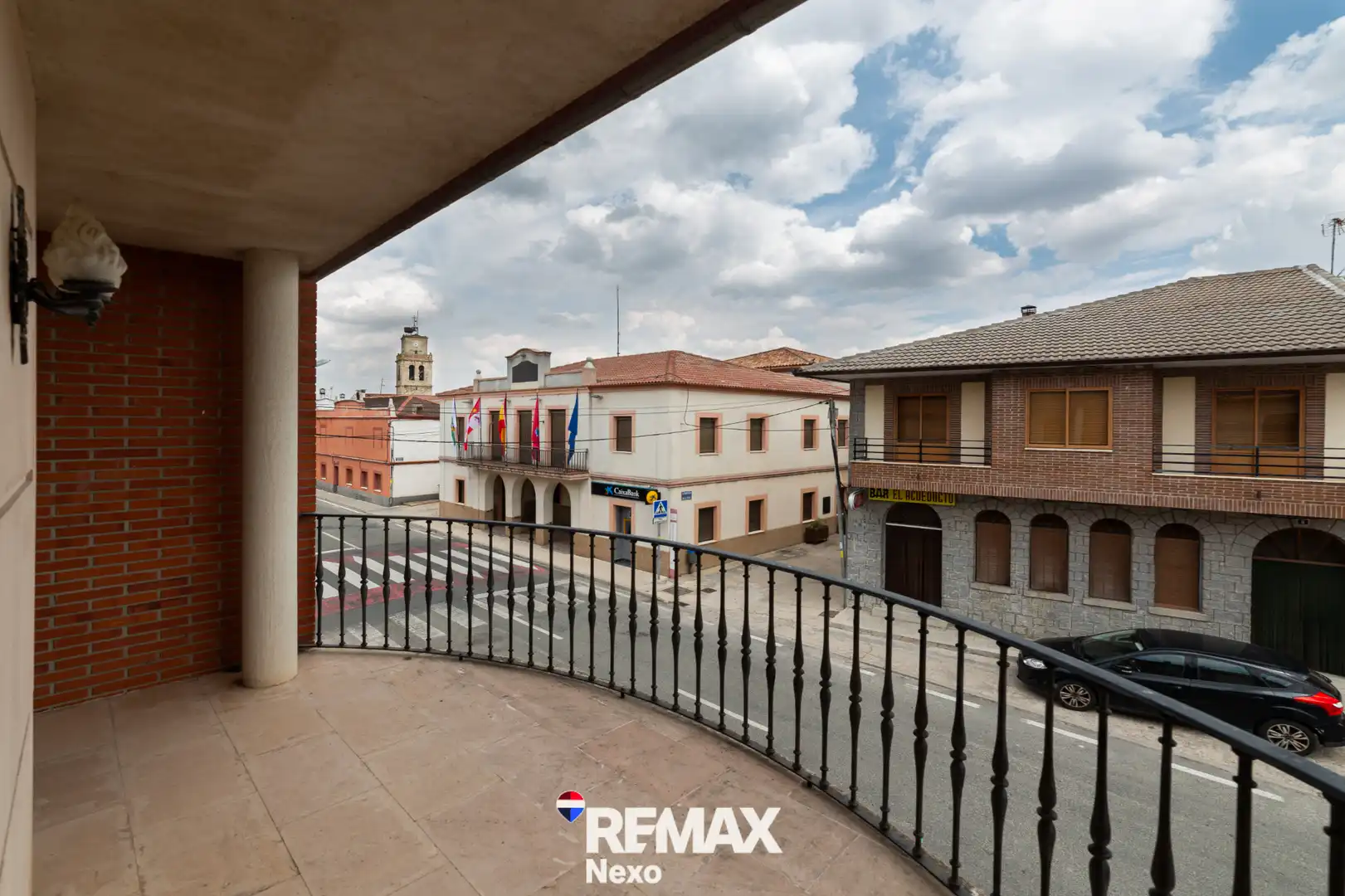 Vista exterior de Casa adosada en venta en Villaverde de Íscar con Aire acondicionado, Calefacción y Jardín privado