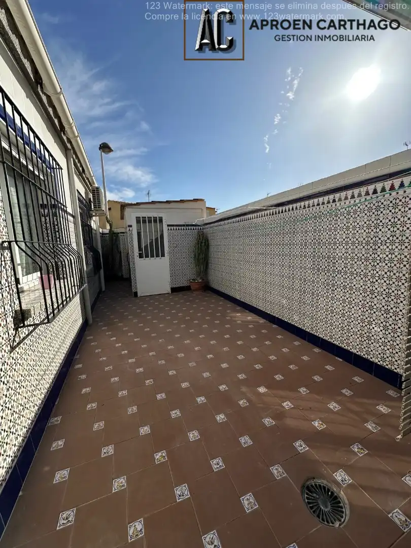 Terraza de Casa o chalet en venta en Cartagena con Aire acondicionado, Calefacción y Jardín privado