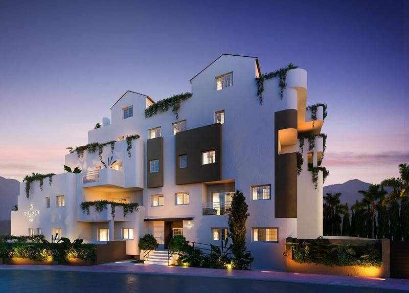 Exterior view of Apartment for sale in Marbella  with Air Conditioner, Terrace and Swimming Pool