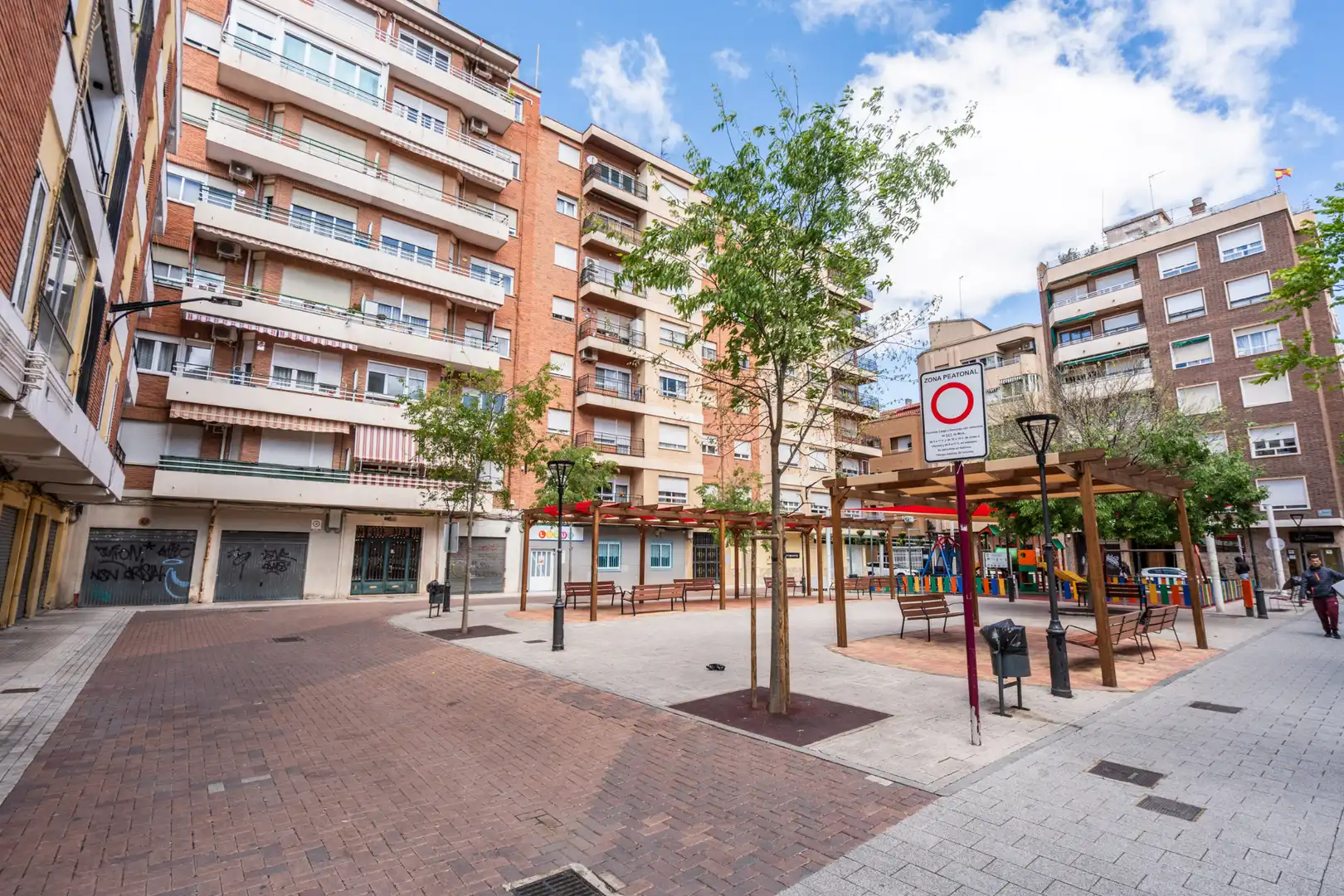 Vista exterior de Piso en venta en Albacete con Aire acondicionado, Calefacción y Terraza