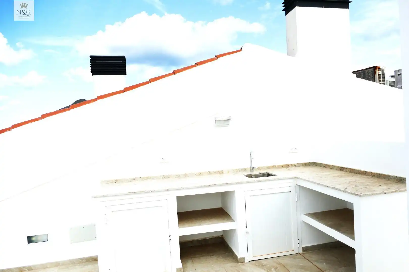 Cuina de Casa o xalet en venda en Maó - Mahón amb Jardí privat, Parquet i Terrassa