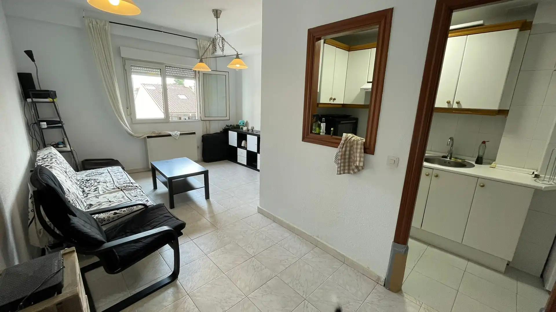 Sala d'estar de Dúplex de lloguer en Villaviciosa de Odón amb Calefacció, Moblat i Rentadora