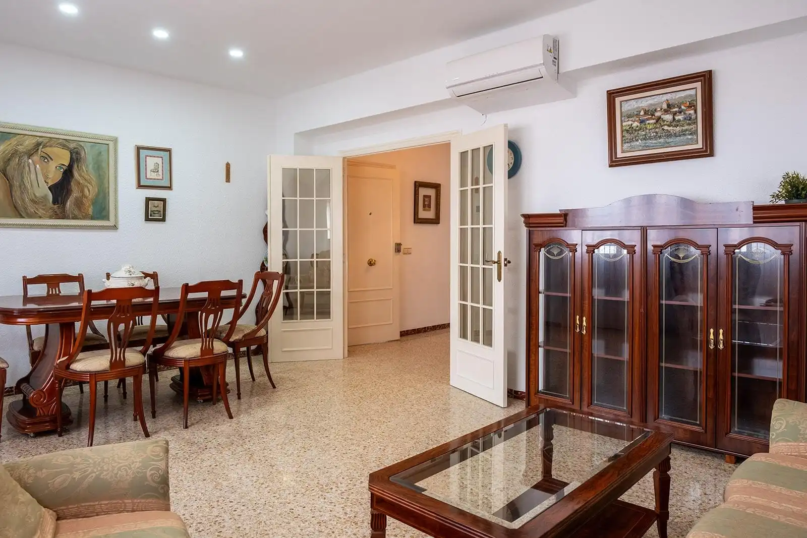 Sala d'estar de Casa o xalet en venda en Torreblanca amb Aire condicionat, Jardí privat i Terrassa
