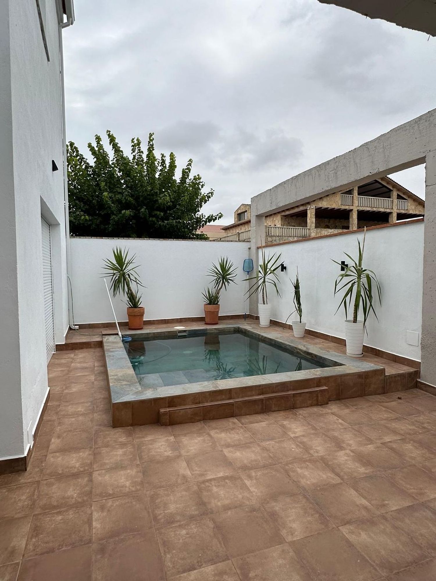 Swimming pool of Single-family semi-detached for sale in El Carrascalejo  with Air Conditioner and Heating