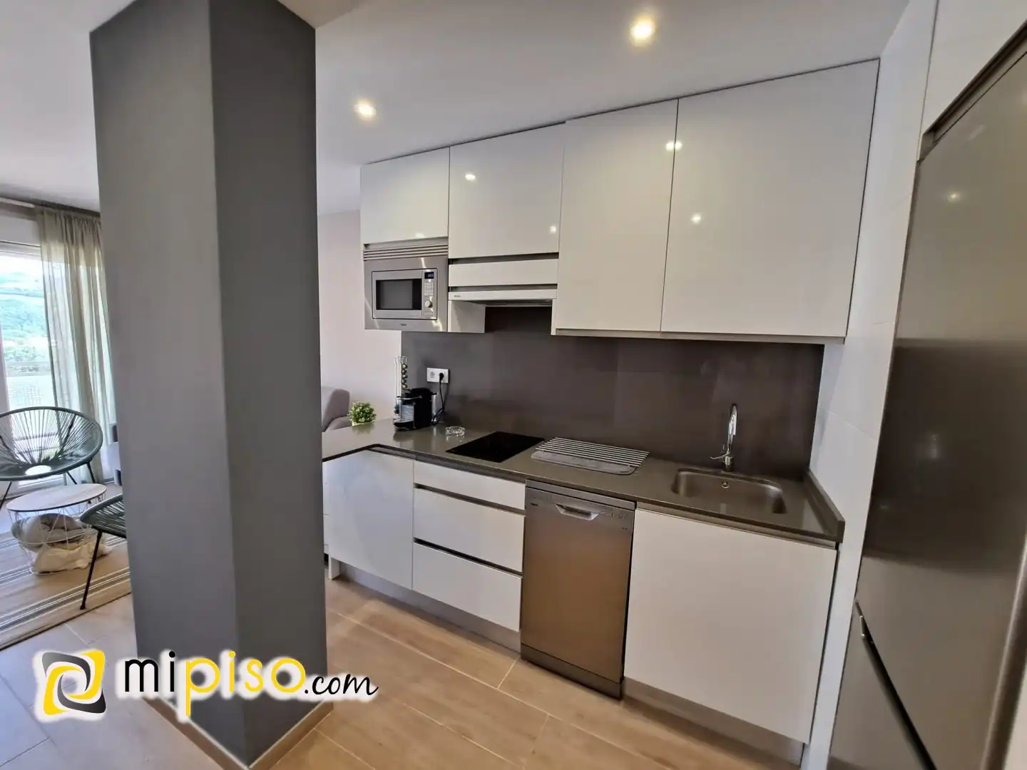 Küche von Wohnung zur Miete in Laredo mit Terrasse und Möbliert