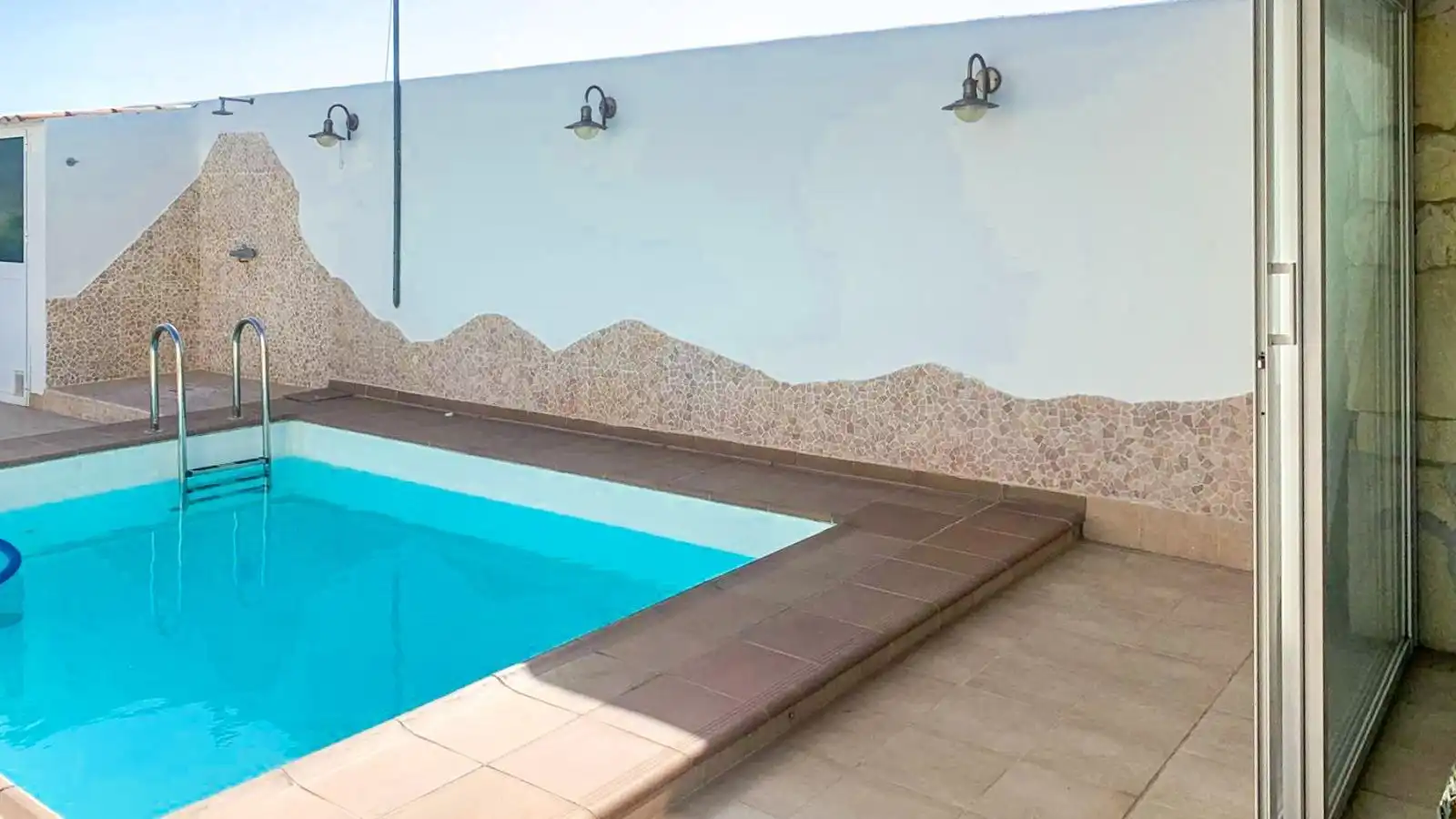 Schwimmbecken von Dachboden zur Miete in Fuengirola mit Klimaanlage, Heizung und Terrasse